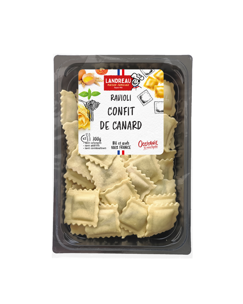 Ravioli au confit de canard